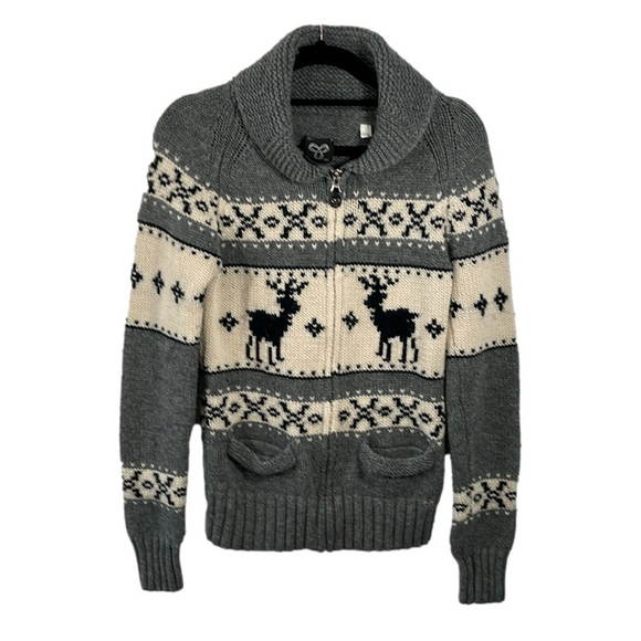 TNA Sweaters - Aritzia TNA wool zip up jacket